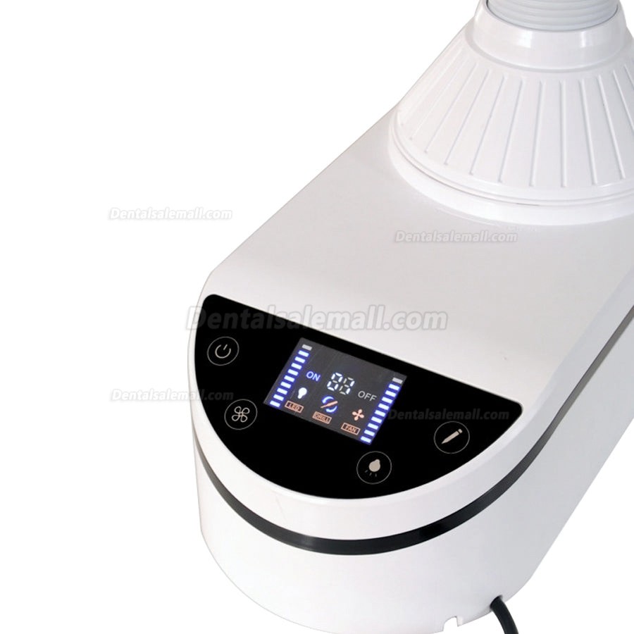 230W Dental Lab Dust Collector Polishing Dust Vacuum Cleaner Extractor with LED Lamp